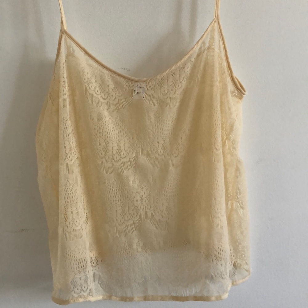 American apparel lace top